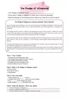 Vorschau - Arbeitsblätter - The Pledge of Allegiance in American Schools - Deckblatt