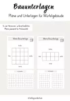 Vorschau - Arbeitsblätter - Bauunterlagen und Baupläne - Würfelgebäude - Deckblatt