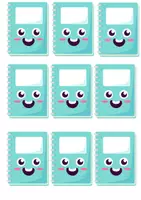 Προεπισκόπηση - Άλλος τύπος υλικού - Back to school activity - Student's name tag - Σελίδα 1