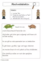 Vorschau - Arbeitsblätter - Abschreibdetektiv: Besuch im Zoo (Kl. 2) - Seite 1