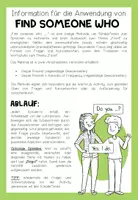 Vorschau - Arbeitsblätter - FOOD - Find someone who (Bingo) - Seite 1