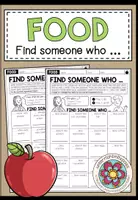 Vorschau - Arbeitsblätter - FOOD - Find someone who (Bingo) - Deckblatt