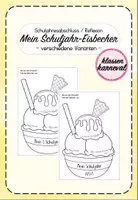 Vorschau - Arbeitsblätter - Schuljahresabschluss: Mein Schuljahr-Eisbecher - Deckblatt