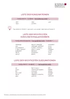 Vorschau - Arbeitsblätter - Konjunktion, Konjunktionaladverb & Subjunktionen | Grammatik | B1 - Seite 2