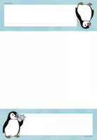 Vorschau - Anderer Materialtyp - Namensschilder (editierbar) Klassentier "Pinguin" Pinguinklasse - Seite 1