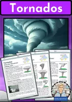 Vorschau - Arbeitsblätter - TORNADOS - Ausführliche Erklärung mit Aufgaben und Lösungen - Deckblatt