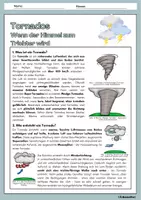Vorschau - Arbeitsblätter - TORNADOS - Ausführliche Erklärung mit Aufgaben und Lösungen - Seite 1