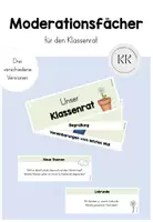 Vorschau - Präsentationen/Tafelbilder - Moderationsfächer - Klassenrat - Moderationskarten - Deckblatt
