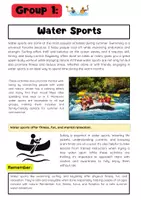 Vorschau - Stationenlernen - Summer Sports and Activities Group Work - Seite 1