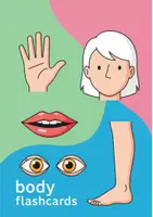 Vorschau - Stationenlernen - Englische Körperteile Flashkarten - Flashcards about body - Deckblatt