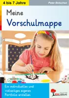Vorschau - Arbeitsblätter - Meine Vorschulmappe Portfolio | Schwungübungen, Konzentration, Motorik, Schulvorbereitung, Zahlen lernen | Kindergarten Vorschule Grundschule Klasse 1 - Deckblatt