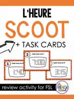 Aperçu - Jeux - Dire l'heure en français - Page 1