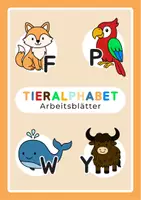 Vorschau - Arbeitsblätter - Tieralphabet zum Ausmalen & Schreibenlernen - Deckblatt