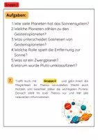 Vorschau - Stationenlernen - Planeten & Monde Gruppenarbeit - Seite 2