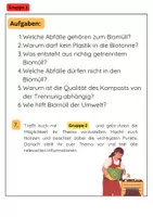 Vorschau - Arbeitsblätter - Mülltrennung Gruppenarbeit: Biomüll, Papier, Plastik & Restmüll - Seite 2