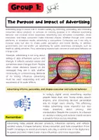 Vorschau - Stationenlernen - Advertising Gruppenarbeit Englischunterricht - Seite 1