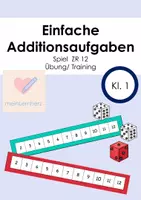 Vorschau - Spiele - Additionsspiel Zahlenraum 12 - Deckblatt