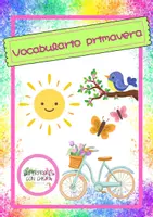 Vista previa - Hojas de trabajo - VOCABULARIO PRIMAVERA PARA PEQUEÑOS APRENDICES - Portada