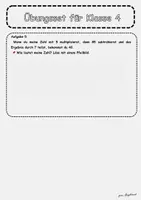 Vorschau - Arbeitsblätter - Komplexe Sachaufgaben, Probevorbereitung - Klasse 4 - Seite 3