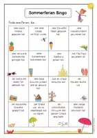 Vorschau - Spiele - Sommerferien-Bingo – Eisbrecher zum Schulstart - Seite 1
