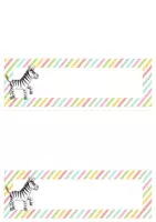 Vorschau - Poster - Namensschilder Zebraklasse - Seite 2