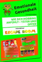 Vorschau - Interaktives Material - ESCAPE ROOM - Wie sich Mobbing anfühlt – Täter und Opfer - Deckblatt