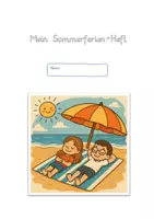 Vorschau - Arbeitsblätter - Sommerferien-Heft - Deckblatt