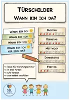 Vorschau - Poster - Türschilder-Set für Beratung & Schulsozialarbeit / Präsenz & Wochenübersicht - Seite 1