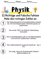 Vorschau - Unterrichtsreihen - Heisenbergsche Unschärferelation – Informationen und Aufgab - Seite 3