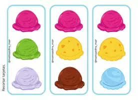 Vista previa - Tarjetas / Manipulativos - FLAHSCARDS SECUENCIAS HELADOS @mamaestra_mar - página 2