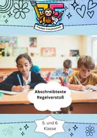 Vorschau - Text - Abschreibtexte zu Sozialverhalten – Verantwortung, Respekt und Lernkultur stärken (Regelverstoß) - Deckblatt
