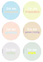 Vorschau - Poster - Affirmationen - Mutmachkarten - positive Lernumgebung - Seite 3