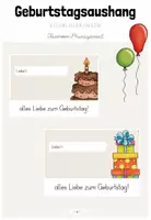 Vorschau - Poster - Classroom-Management: Geburtstagsaushang (Kl.1-4) - Deckblatt