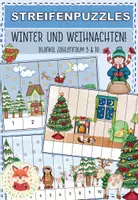 Vorschau - Fördermaterial/Inklusion - Streifenpuzzles ZR 5 und ZR 10: Winter und Weihnachten (inkl. Blanko-Vorlagen) - Deckblatt