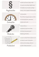 Vorschau - Poster - Klassenrat: Rollenkarten/ Ausweise zur Darstellung der Zuständigkeiten (Kl.1-4) - Seite 2