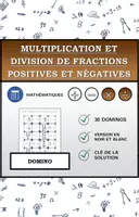 Aperçu - Feuilles d'exercices - Domino | Multiplication et division de fractions positives et négatives | Activité Mathématique - Page de couverture