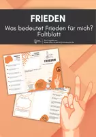 Vorschau - Arbeitsblätter - Faltblatt - Frieden im Alltag (Konfliktlösung & Werteerziehung) - Deckblatt