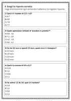 anteprima - Esercizi - Applicare i prestiti nelle sottrazioni decimali: calcolare con numeri decimali in addizione e sottrazione - Pagina 3