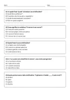 anteprima - Quiz - Distinguere similitudini utilizzando “come” o “quale” in frasi semplici - Quiz - Pagina 3