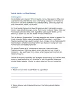 Vorschau - Arbeitsblätter - Soziale Medien & Medienkompetenz - Seite 1