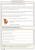 Vorschau - Arbeitsblätter - Simple Past - Lesetext & Schreibaufgabe: A Special Day with My Family (Kl. 5/6) - Seite 1