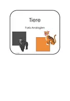 Vorschau - Arbeitsblätter - Klettmappe (TEACCH-Mappe) zu Farben - Thema Tiere - Seite 2