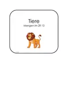 Vorschau - Arbeitsblätter - Klettmappe (TEACCH-Mappe) zum ZR 10 - Thema Tiere - Seite 2