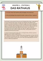 Vorschau - Arbeitsblätter - Lapbook Stadtführer Mittelalter - Gruppenarbeit - Stationsarbeit - Seite 2