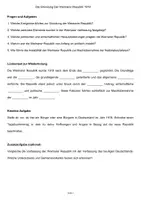 Vorschau - Arbeitsblätter - Die Gründung der Weimarer Republik 1919 - Seite 2