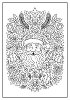 Vorschau - Mal- und Bastelvorlagen - Weihnachten Mandalas – 20 kreative Vorlagen: z.B. Nikolaus, Weihnachtsmann, Tannenbaum – zum ausmalen, dekorieren und als liebevolles Geschenk für Zuhause (Konzentration, Freiarbeit, Differenzierung) - Seite 3