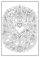 Vorschau - Mal- und Bastelvorlagen - Februar Mandalas - Seite 2