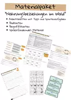 Vorschau - Arbeitsblätter - Materialpaket Nahrungsbeziehungen Wald - Deckblatt