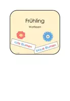 Vorschau - Arbeitsblätter - Klettmappe (TEACCH-Mappe) zum genauen Wortlesen - Frühling - Seite 2