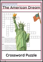 Vorschau - Spiele - The American Dream – Crossword Challenge (Englisch, Klasse 9/10) - Deckblatt